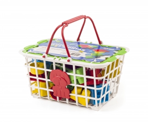 CESTA DIVERTIDA COM BLOCOS PARA MONTAR (26 PEÇAS) ( 817 ) 