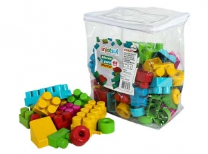BLOCOS PARA MONTAR C/ 65 PEÇAS ( 821 ) 